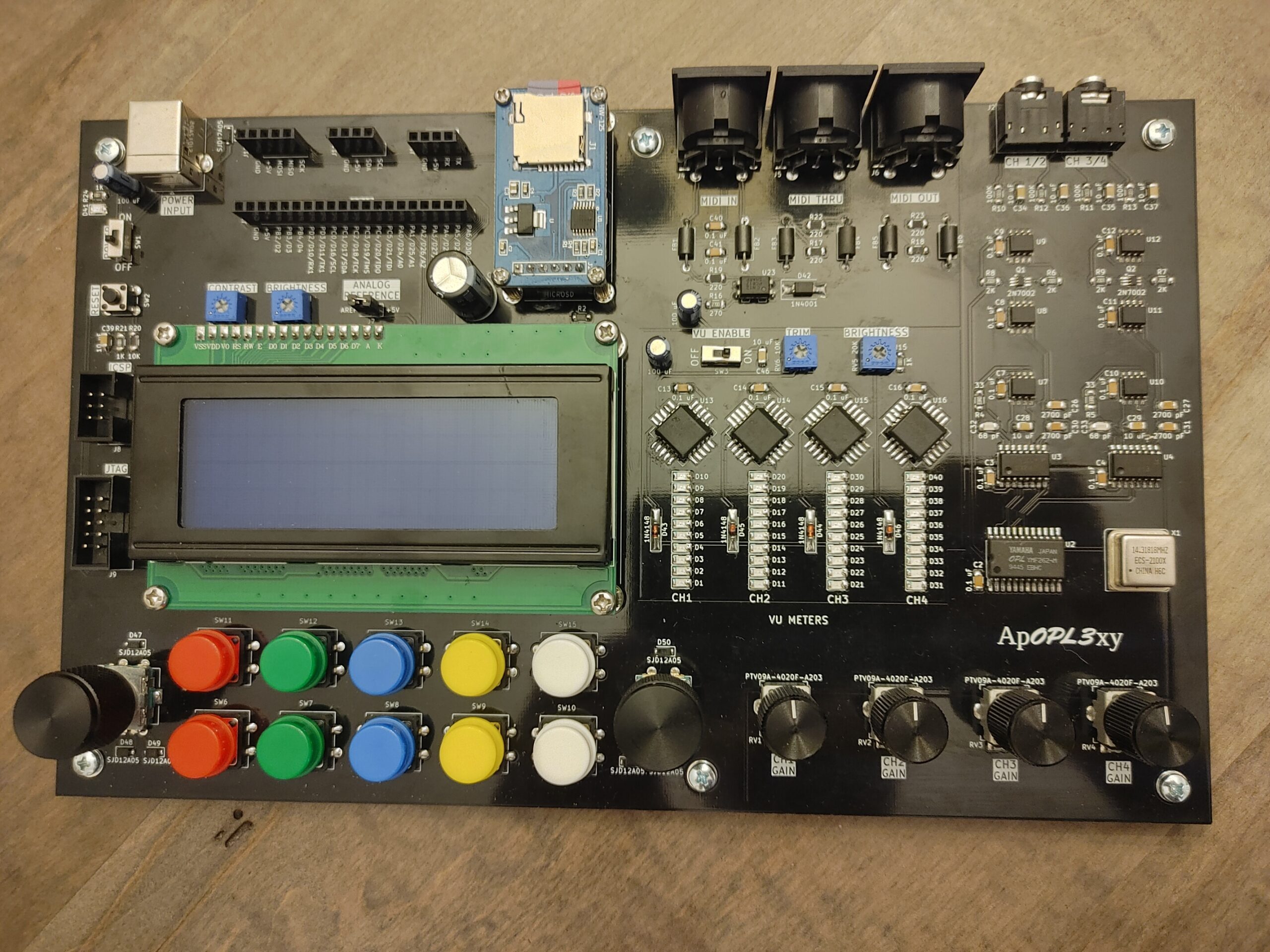 ApOPL3xy Rev 3 PCB (Front)